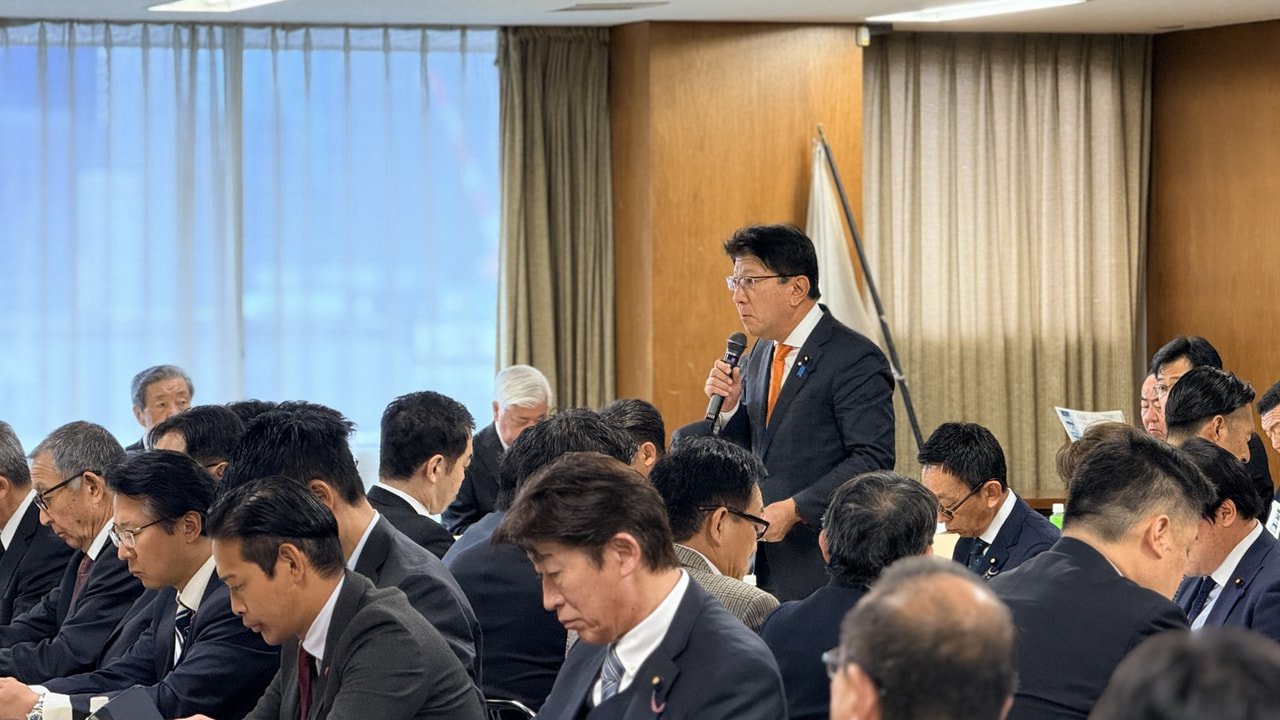 【港湾議連にて三島川之江港の整備を要望】