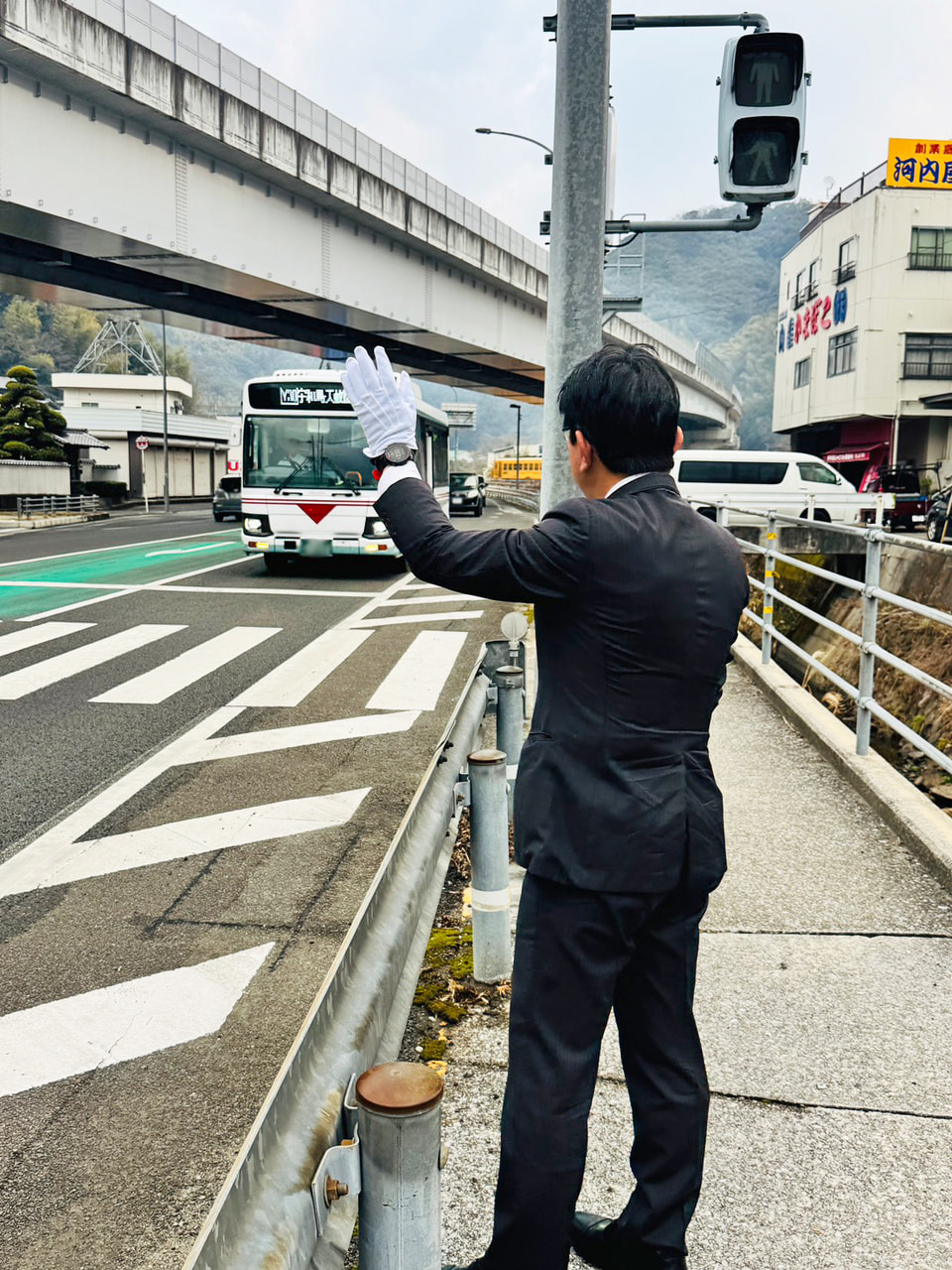 2026年2月12日（木）宇和島市・河内屋蒲鉾前にて立礼しました